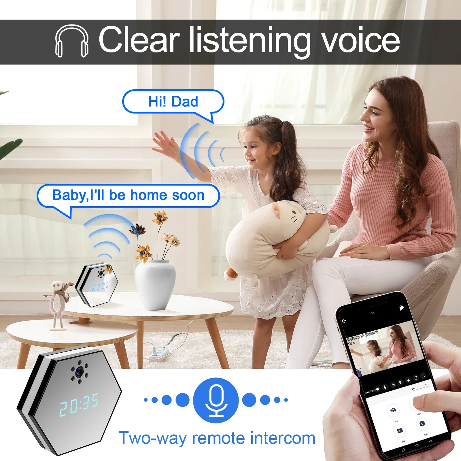 Weitwinkelobjektiv-Funktion veranschaulicht.