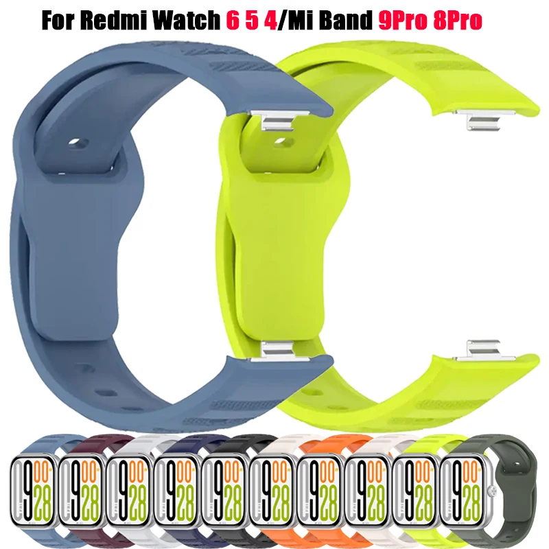 Silicone Replacement Strap Bracelet for Smartwatches and Fitness Bands