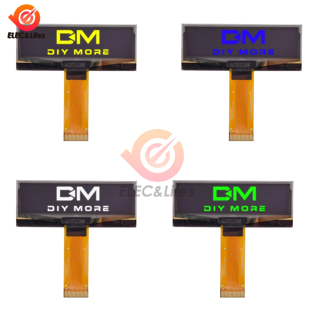 

2.23 inch 24 Pin OLED Display 12832 LCD Screen SSD1305 Drive IC 128*32 SPI Interface White Green Yellow Blue