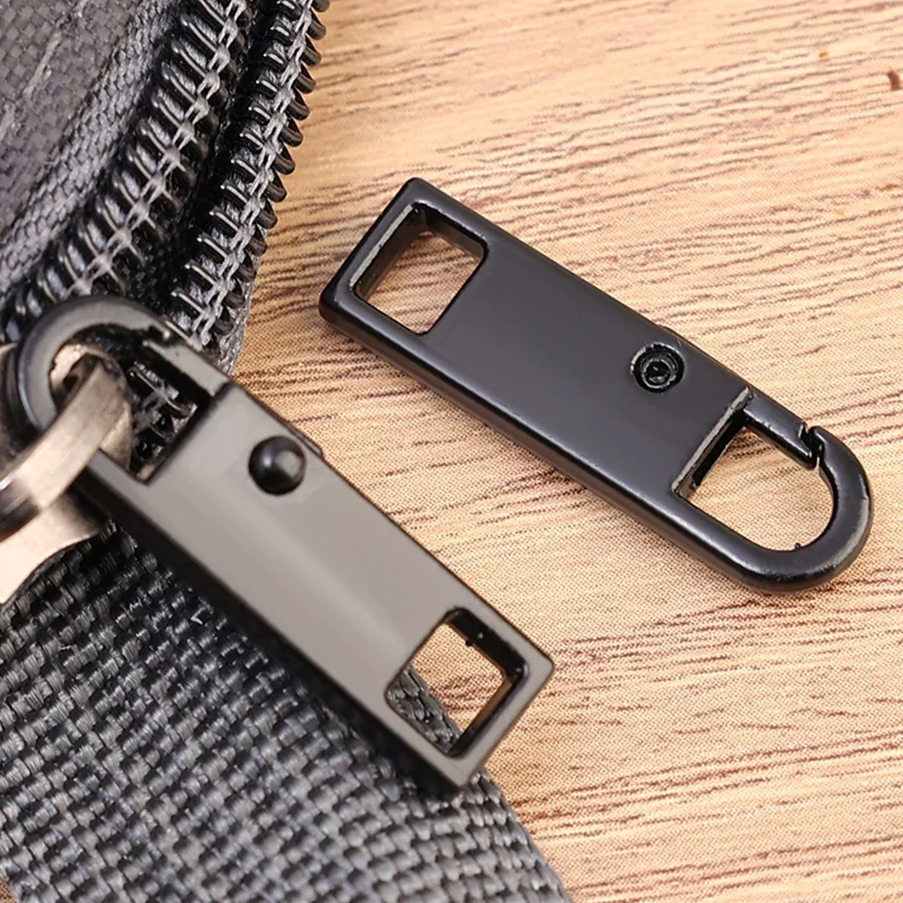 Metal Zipper Slider Puller Repair Kit - Instant DIY Sewing Replacement for Clothing, Luggage, and Purses