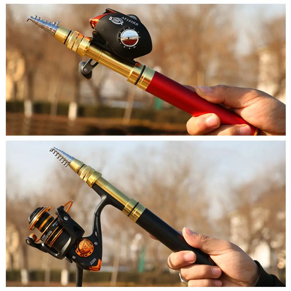 Outdoor Portable Mini Pen Fishing Rod Telescopic Pocket Pen