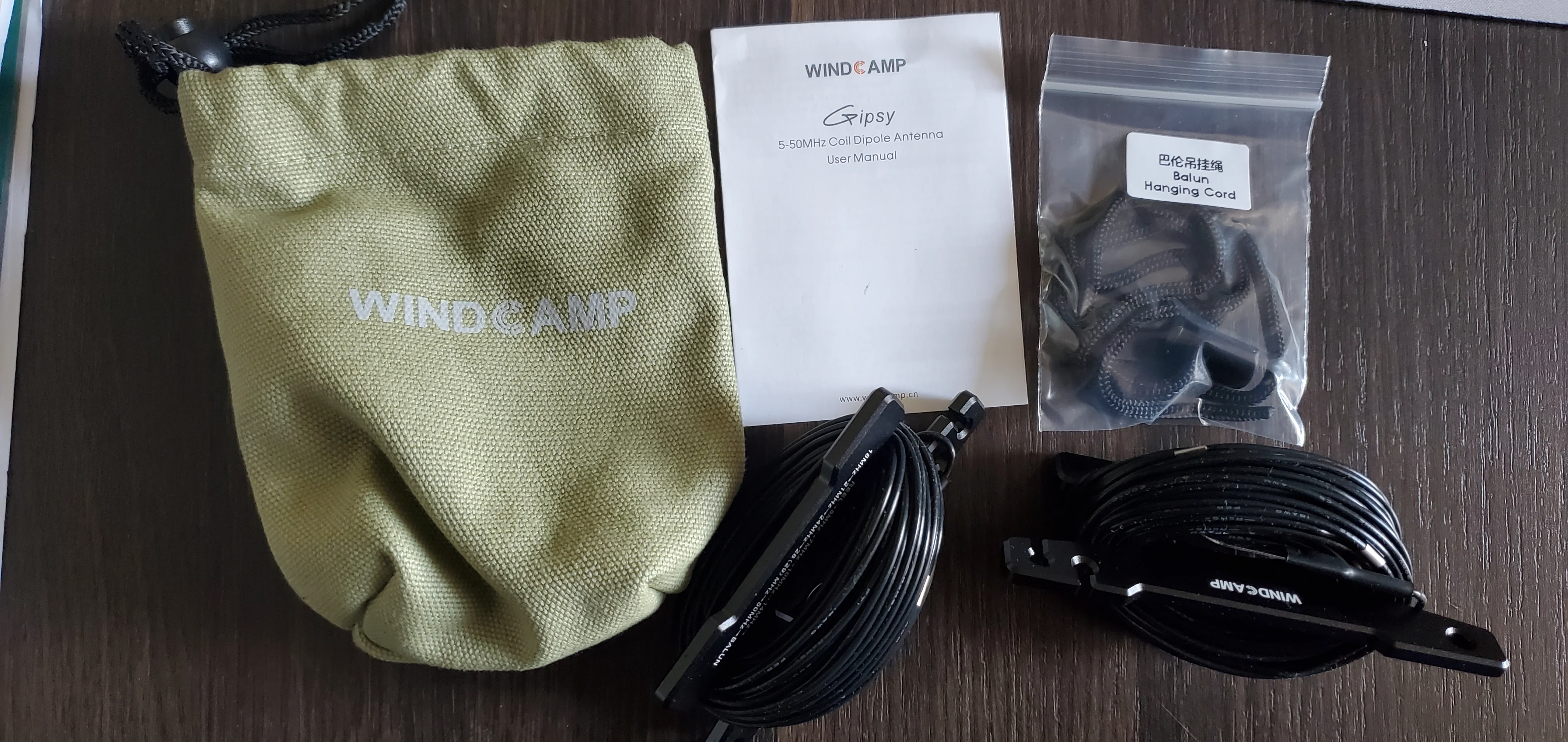 WINDCAMP Gipsy 5-50MHz HF 水平ダイポールアンテナ Gipsy 5-50MHz HF Horizontal Dipole Antenna from WINDCAMP on