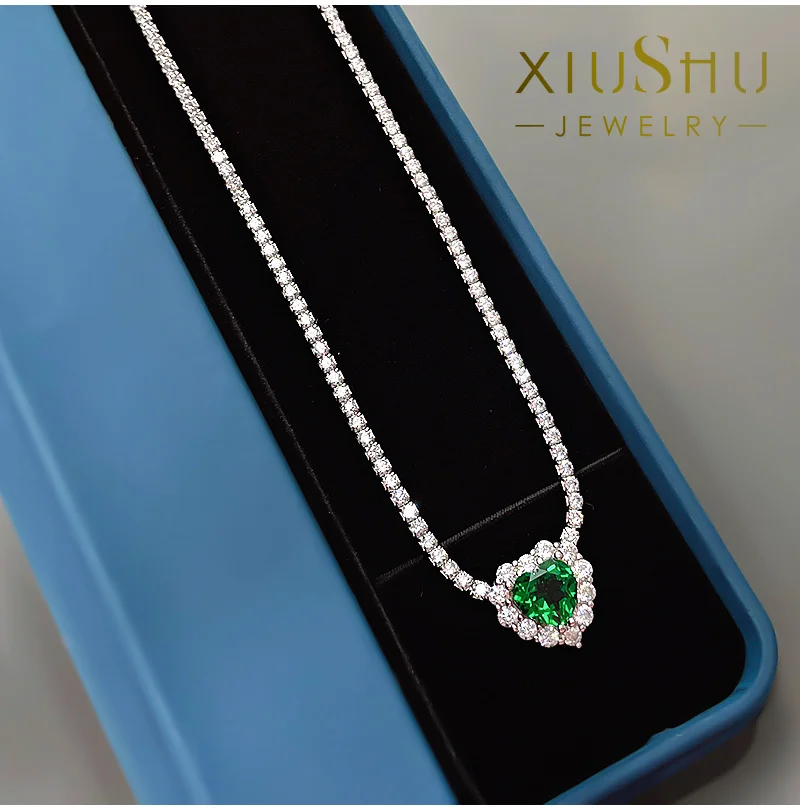 

Импортное ожерелье из высокоуглеродистого бриллианта, женское роскошное, нишевое, в стиле Ins, цепочка на ключицу, вечернее платье с бриллиантами