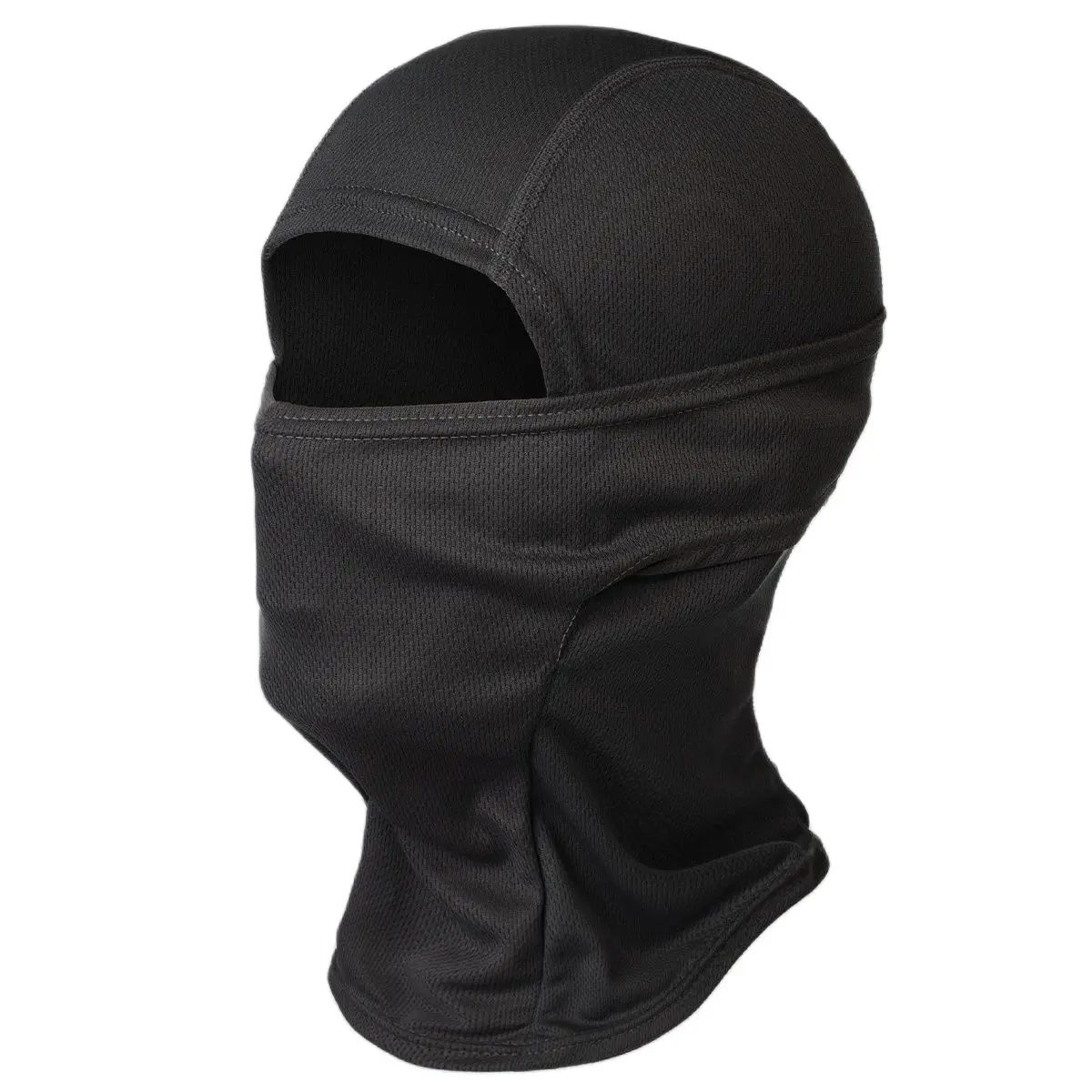 

Motorcycle Balaclava Black Mesh Breathable Face Mask Headwear for Tactical Training of Cycling Skiing