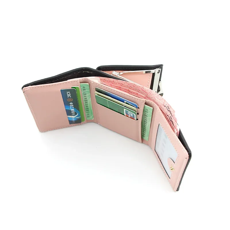 Small Women Wallet Loving Heart Short Women's Wallet Card Holder Girls Mini Woman Fashion Lady Coin Purse for Female Clutch Bag 5