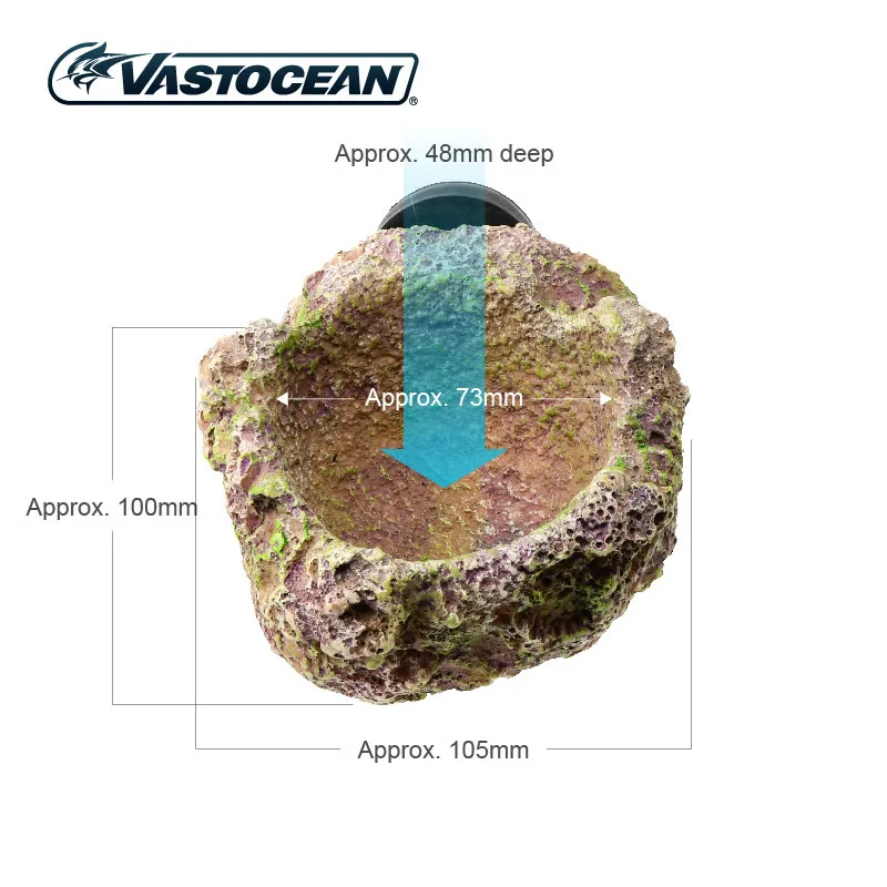 Fish Tank Ornaments Fish Tank Decorations Aquarium Ornaments Mini Landscape Ornaments VASTOCEAN Resin Suspension Anemone Nest Magnetic Nipple Anemone Nest Carpet Marine Aquarium Aquascape Stone