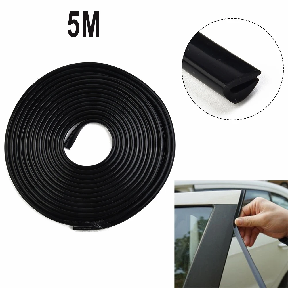 

5M Car Door Protector U Type Universal Car Door Edge Guards Strip Rubber Moulding Sealing Scratch Protector Strip For Auto