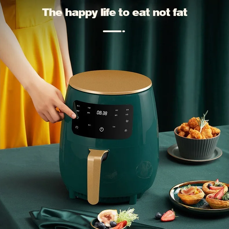 6L Air fryer Multi-functional intelligent touch screen oven Large capacity Electro mechanical  deep fryer for home  airfryer 4