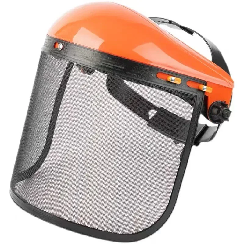 Splash Prevention Electric Cutting Gardening Protection Mesh Face Shield Protective Mask Chainsaw Helmet Safety Helmet