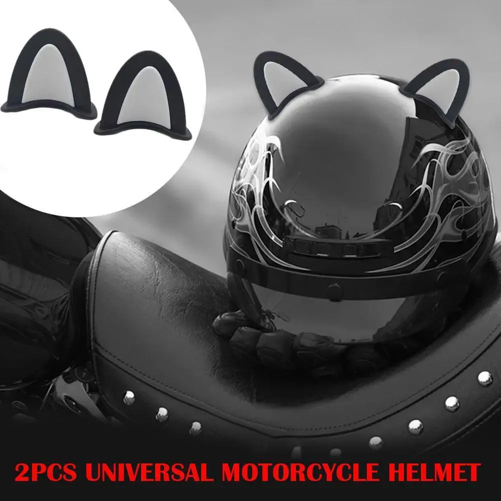 

2pcs Universal Motorcycle Helmet Ears Decoration Corner Sport Outdoor Motorcycle Accessories Decoration Horns Helmet E7s1