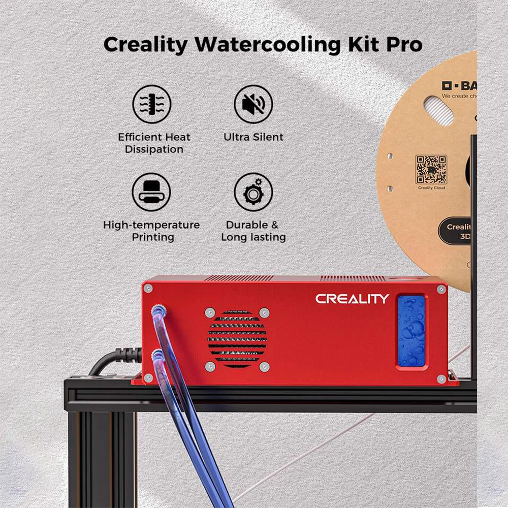 

Creality Watercooling Kit Pro for Spider Water-cooled Ceramic Hotend Ender-3 S1/Ender-3 S1 Pro/Ender-3 S1 Plus/CR-10 Smart Pro