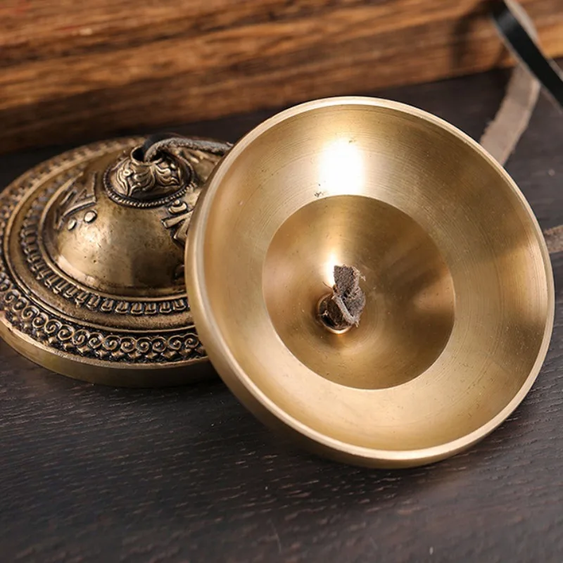Hand bell Nepal Handmade Copper Bell Professional Percussion Instruments Mindfulness Copper Bell Sound Healing Yoga Meditation Accessories