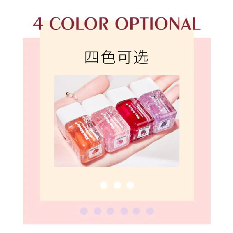 6ml Clear Jelly Lipolie Hydraterende Niet-plakkerige Sexy Plumping Lip Glow Gloss Lip Glazuur Getinte Mode Lippenstift make-up Lipverzorging_voghion.com