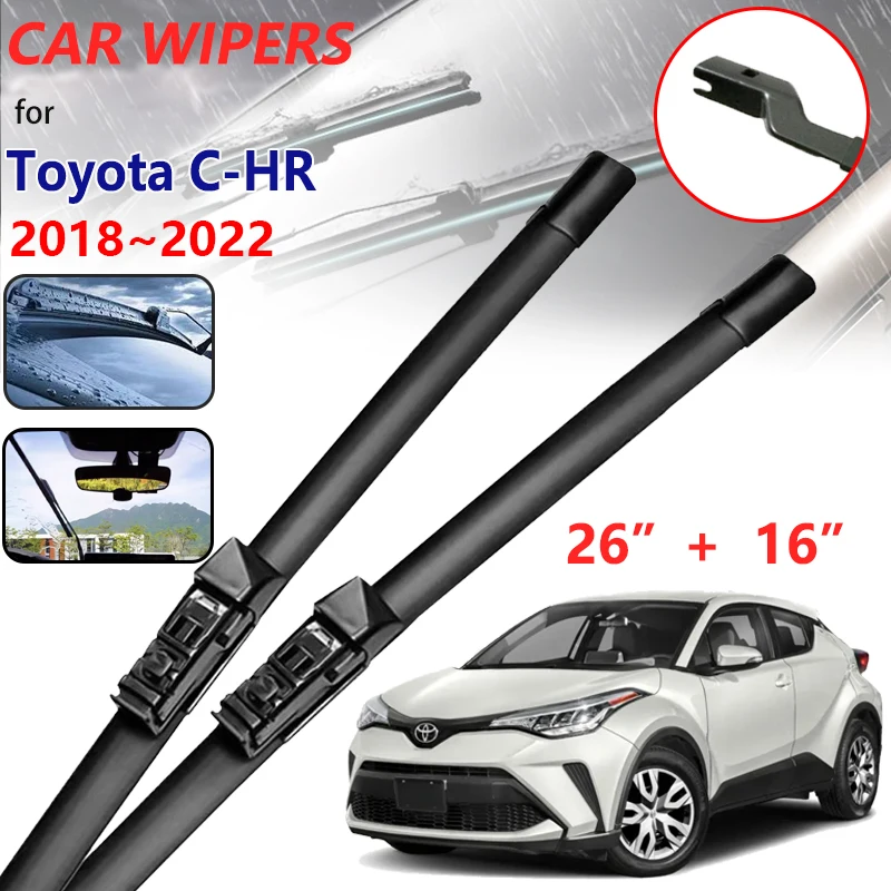 3x Car Wiper Blades for Toyota C-HR Accessories 2018~2022