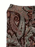 Plus Size 1XL-5XL Women's  Boho Paisley Print Elastic High Rise Skinny Leggings Fashion and Leisure Women Leggings - Image 4