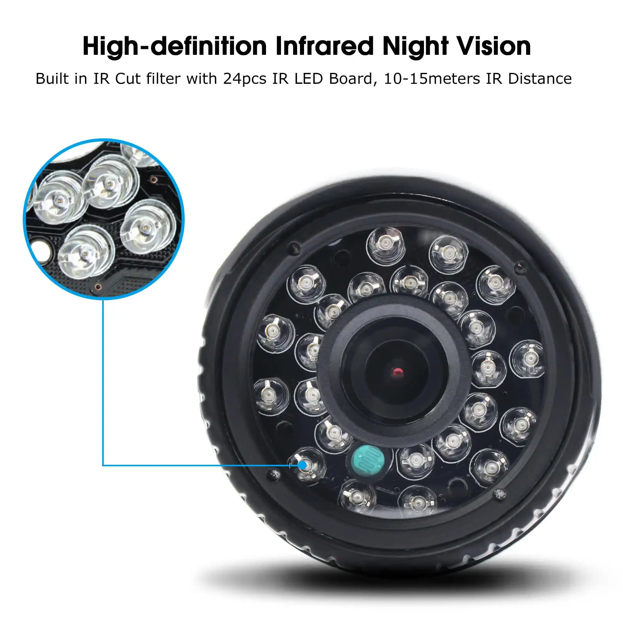 SVPRO 2MP USB 비디오 카메라 CMOS AR0330 IR 컷 IR LED 주야간 투시경, 파손 방지 방수 야외 USB 카메라, H.264
