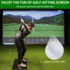 Caiton Golf Impact Screen - Silent HD, Tear-Resistant, Indoor & Outdoor Swing Training, Easy Setup, Anti-Strike, Various Sizes 4