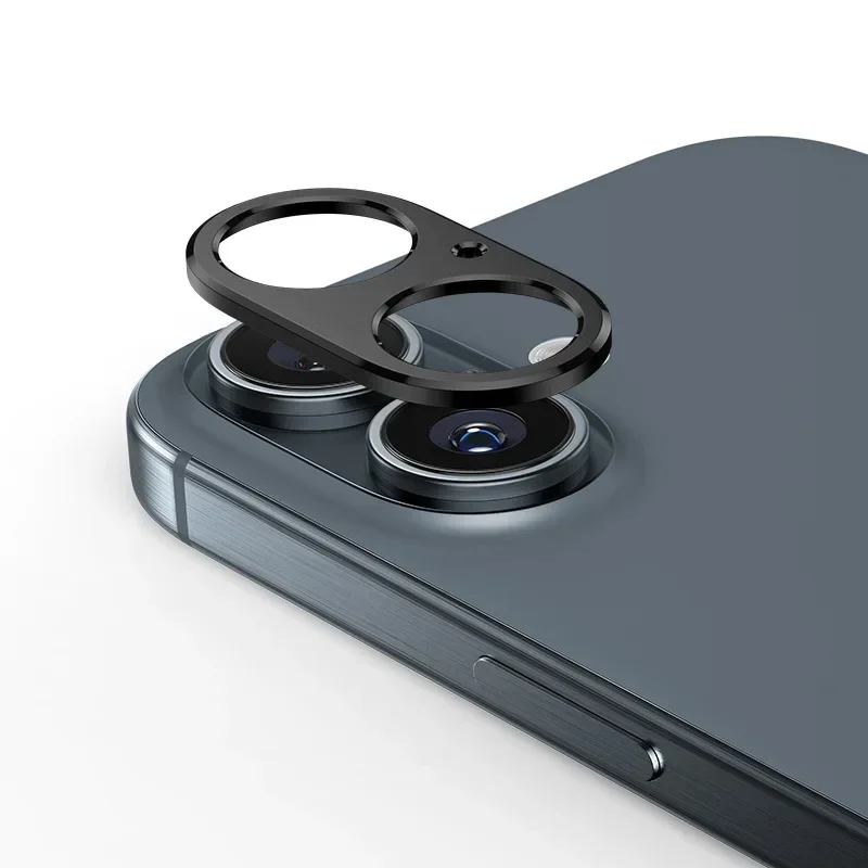 Luxury Aluminum Metal Back Cover with Camera Lens Protector - Anti-Scratch & Anti-Fall Design