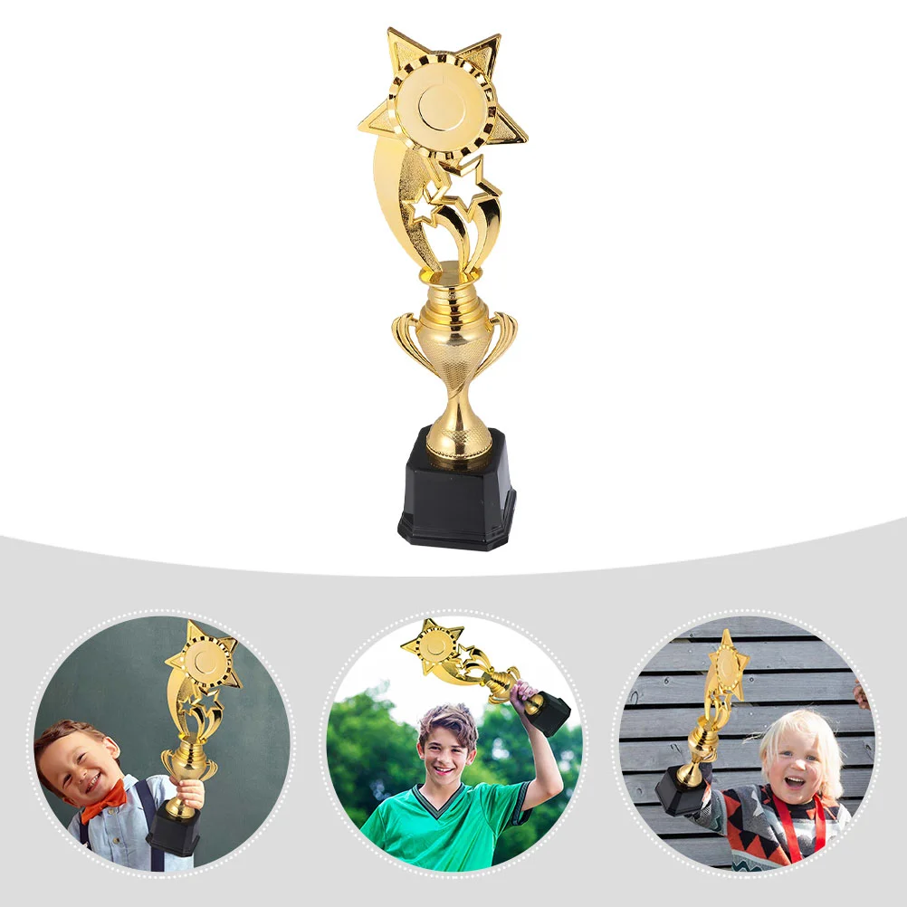

Children's Trophy Award Ceremony Pentacle Shape Competition Sports Reward Prizes Plastic