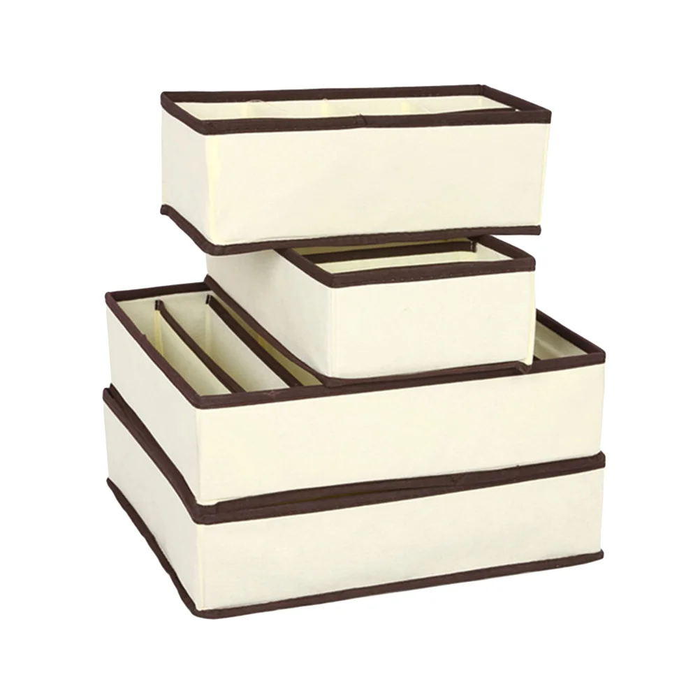 

4 Pcs Organizers for Wardrobe Storage Organization Box Case Dropshipping House