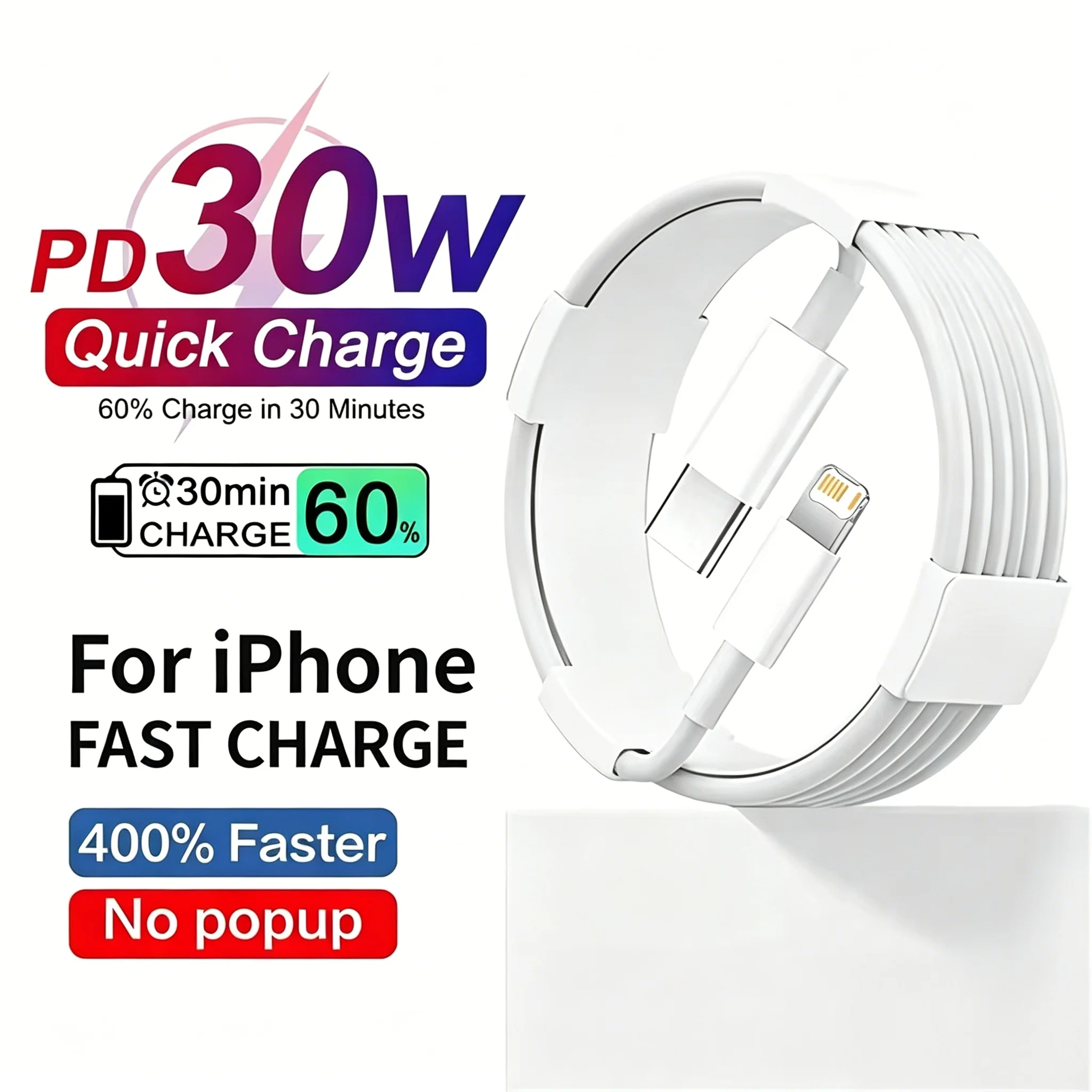 สายชาร์จ USB-C ชาร์จเร็ว รองรับ iPhone ทุกรุ่น