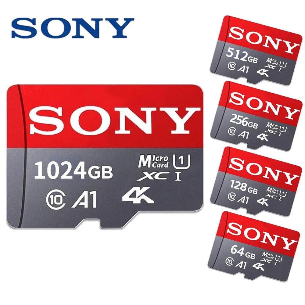 OriginalSONYMicrosdMemoryCard256GB128GB64GB1TB512GBMicrosd