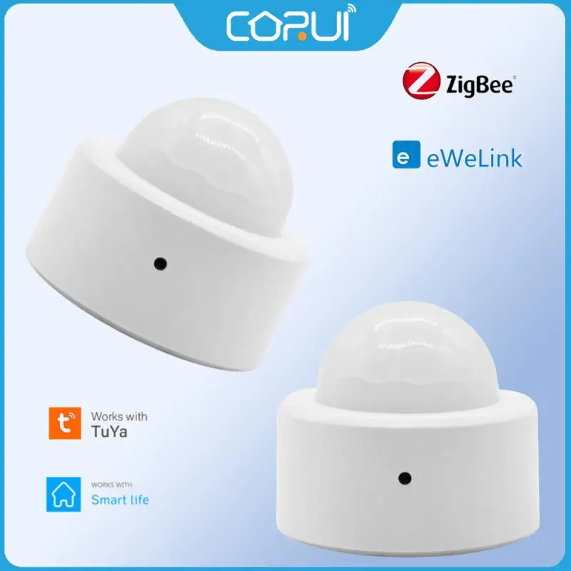 

CORUI Tuya eWelink Zigbee Smart Human Body Sensor Wireless Smart Body Movement Detector Mini PIR Motion Sensor For Smart Life