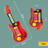 Kids Guitar Toy 2 In 1 Folding Musical Instrument Electronic Piano Brain-Training Educational Toys Birthday Gift for Girl Boy 6