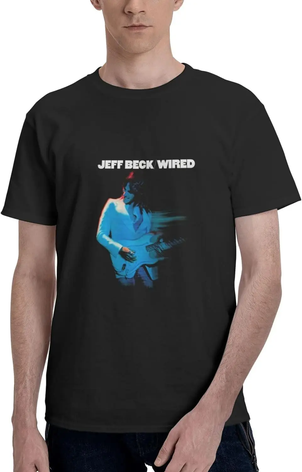 

Jeff Beck Male Fashionable T Shirt Music Tour 2024 Men's Cotton T-Shirts