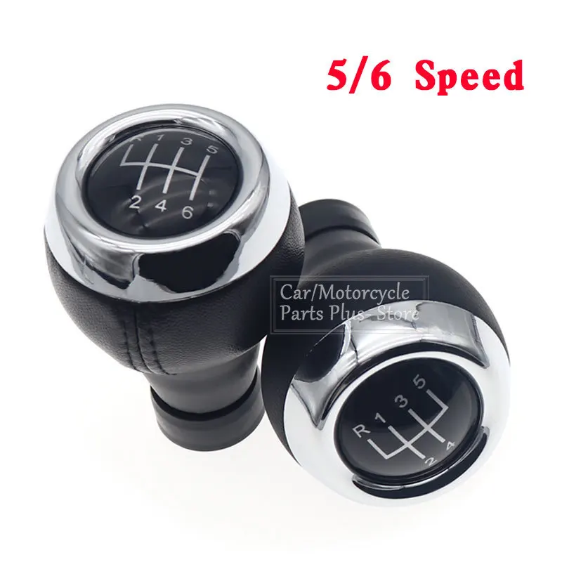 5 Speed/6 Speed Gear Shift Knob PU Leather MT Lever Shifter Knob Handle For Mini Cooper R55 R56 R57 R58 R59 F55 F56 F54 F57