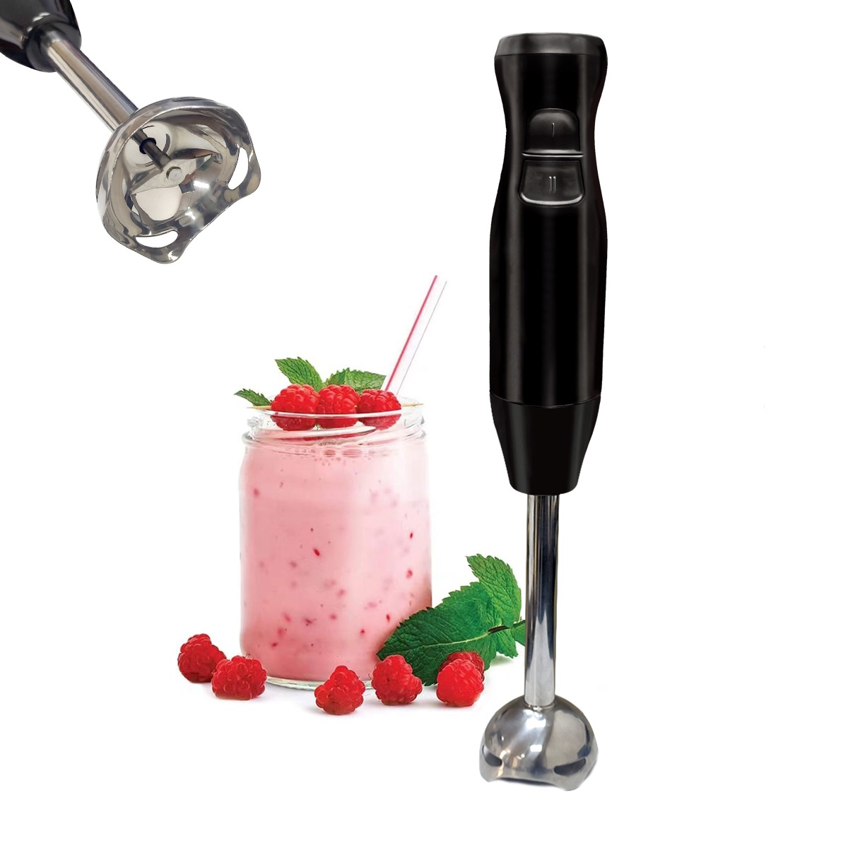 Electric Immersion Hand Blender,food grade stainless steel, 2-Speed Control One Hand ,kitchen accessories,Mixer,Mixer,Chopper