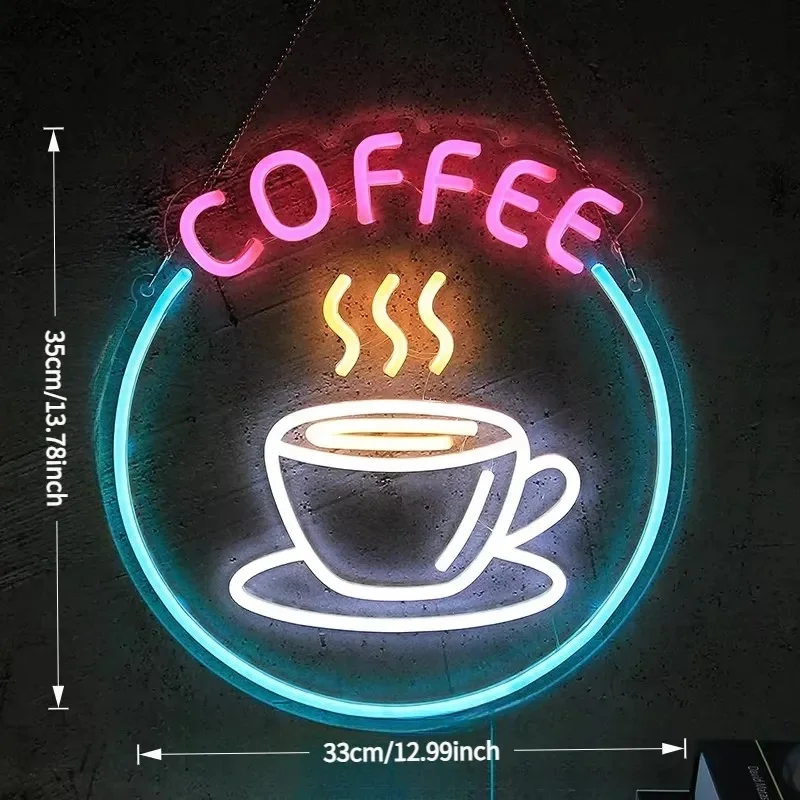 Cafe Led Neon Sign, Cafe Open Led Light Sign, Man Cave Neon Sign, Arrow Open Led Light, Tekst Arrow Neon Light, Naam Enter Welkom Wall Decor - België