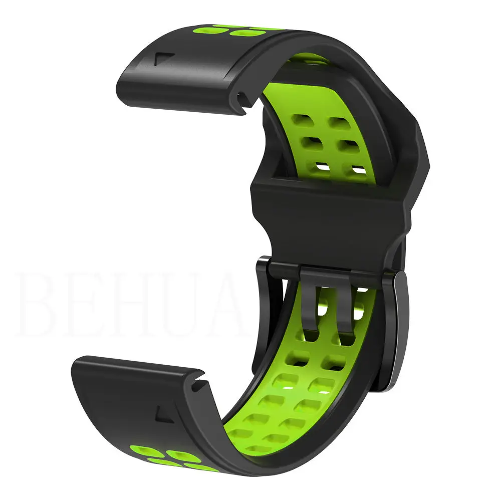 Enhanced Silicone Watch Band with Quick Release Mechanism