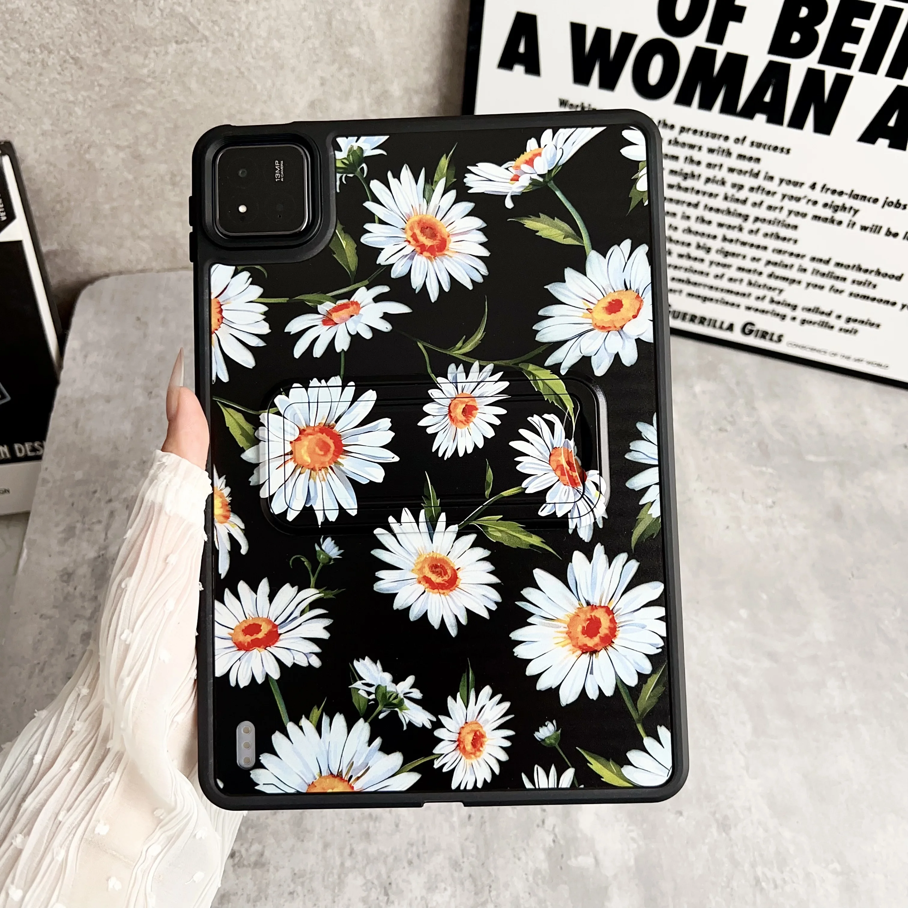 Durable Stand Back Hard Tablet Cover - Universal Fit