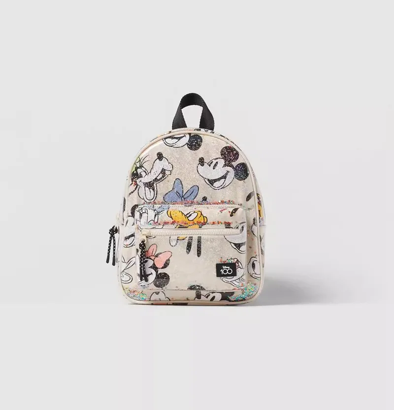 Cartoon Disney Mickey Mouse plecak dla kobiet Minnie Mouse płócienny tornister moda plecak o dużej pojemności dziewczyny Mochila