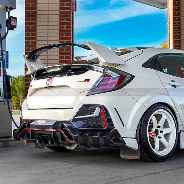 fk8 カーボンファイバー リアスポイラー