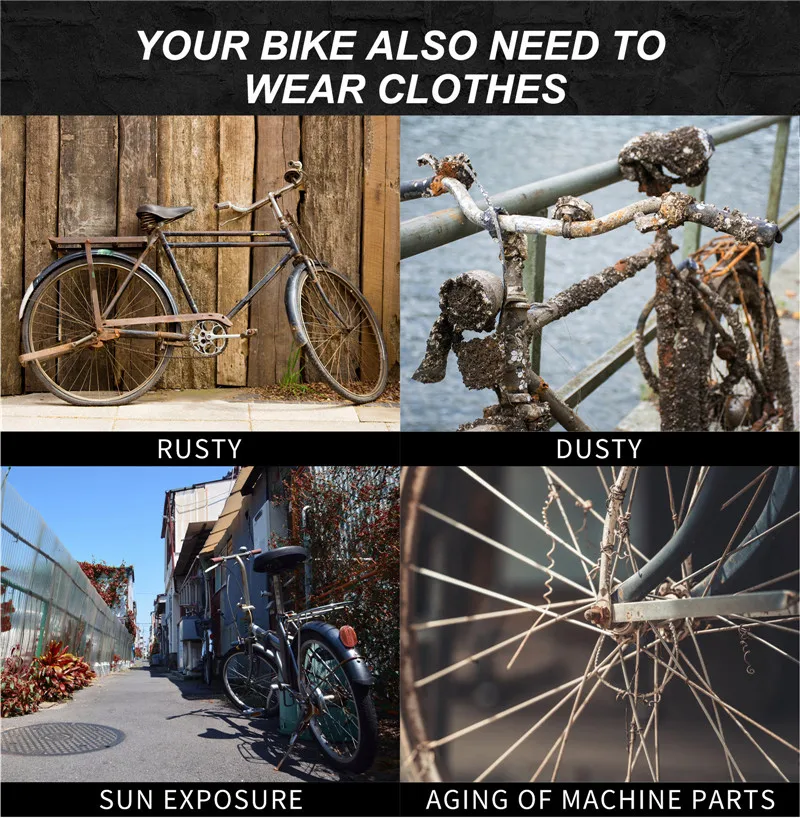 Description Picture 3 of itemWEST BIKING Bike Full Cover Dustproof Scratch-proof Bicycle Protector Cover Road MTB Storage Bag Frame Wheel Protective Gear