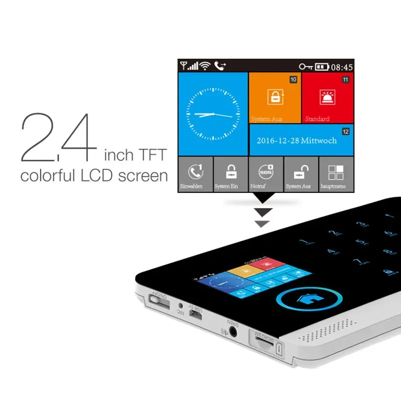 MULO Alarm System For Home Burglar Security 433MHz GSM Home alarm Wireless PG103 WiFi Alarma Tuya Smart App Work With Alexa 4 MULO Alarm System For Home Burglar Security 433MHz GSM Home alarm Wireless PG103 WiFi Alarma Tuya Smart App Work With Alexa 4