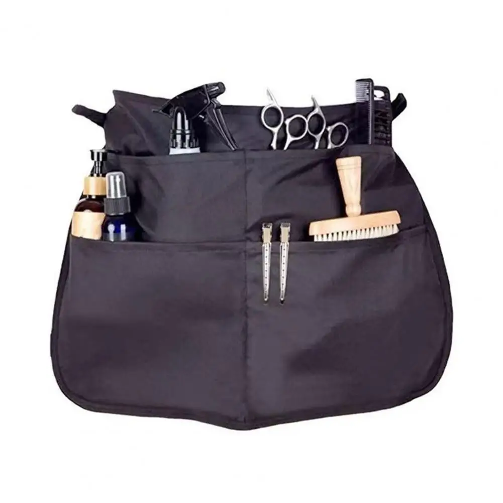 Beauty Salon Apron With Pockets Woman Man Barber Professional Hairdresser Material Hair Stylist Barista Accessories