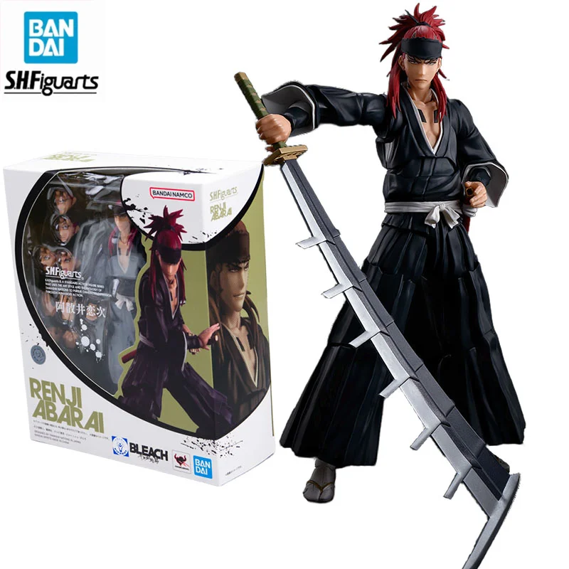 

100% Original Bandai Bleach S.H.Figuarts SHF Renji Abarai In Stock Anime Action Collection Figures Model Toys