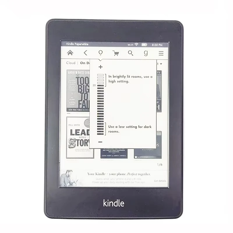 6-inch E-ink touch screen with backlight-Kindle Paperwhite 1 e-reader