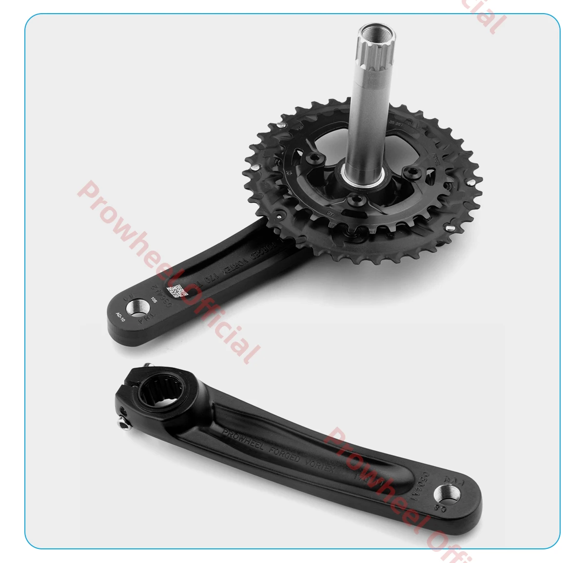 Antriebsrad 64/104bcd Kurbel garnitur Aluminium legierung 26-36t Kettenblatt 170mm Kurbel arme für 10/Geschwindigkeit MTB Mountainbike – Detail 8