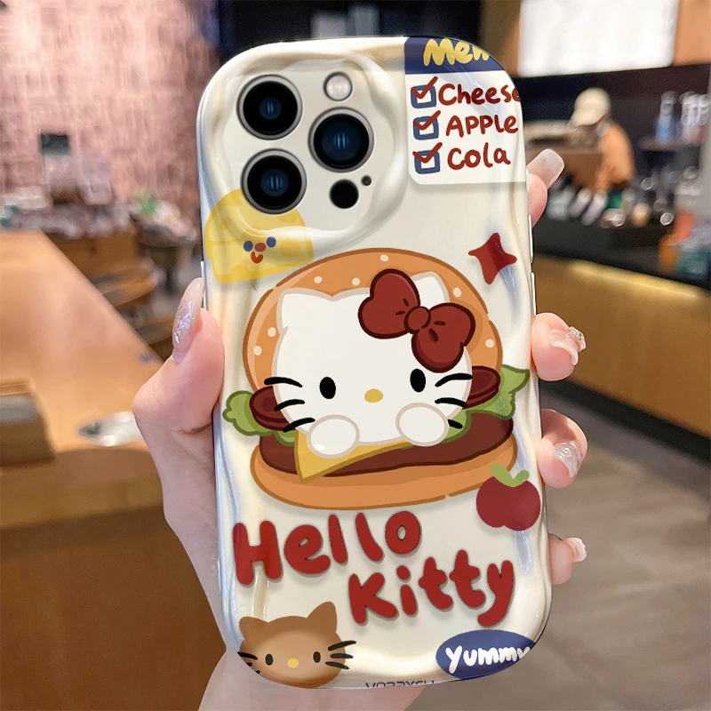 thumbnail image 1 of Sanrio-Funda de Hello Kitty Pochacco Wave para iPhone, 16, 15, 14 Pro Max, 13, 12 Mini, 11, XS, X, XR, 8, 7 Plus, SE, 2022, 2020, 1 of 5