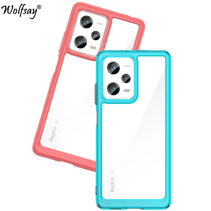 Custodia Morbida Trasparente Per Redmi Note 12 Pro 5G Global Case Cover In Silicone Per Redmi Note 12 Pro 5G Custodia Per Redmi Note 12 Pro 5G