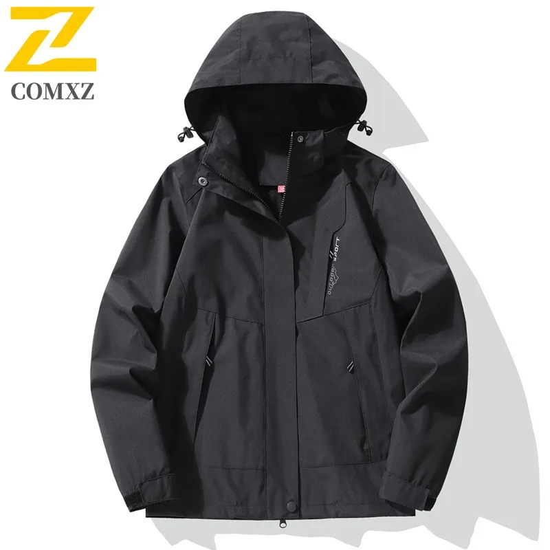 COMXZ Men Winter New Jacket Comfort Outdoor Travel Cold Proof Coat Premium Hooded Design Trekking Wind Resistant Warm Clothing