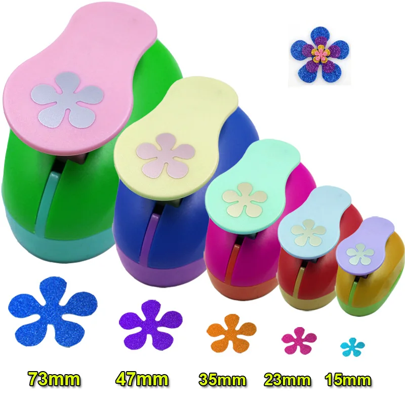 1.5cm-7.3cm Flower Shape Craft Punch Paper Punches Scrapbooking Punchers DIY Handmade Cutter EVA Foam Hole Cutting Tool