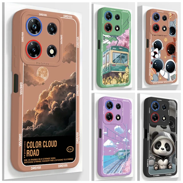 Funda For Infinix Note 30 Pro Case X678b Cartoon Soft Silicone Straight Edge Cover For Infinix.jpg