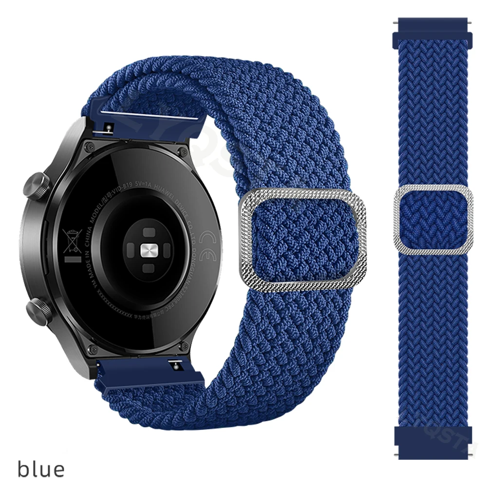 Premium 22mm Nylon Smartwatch Band Bracelet