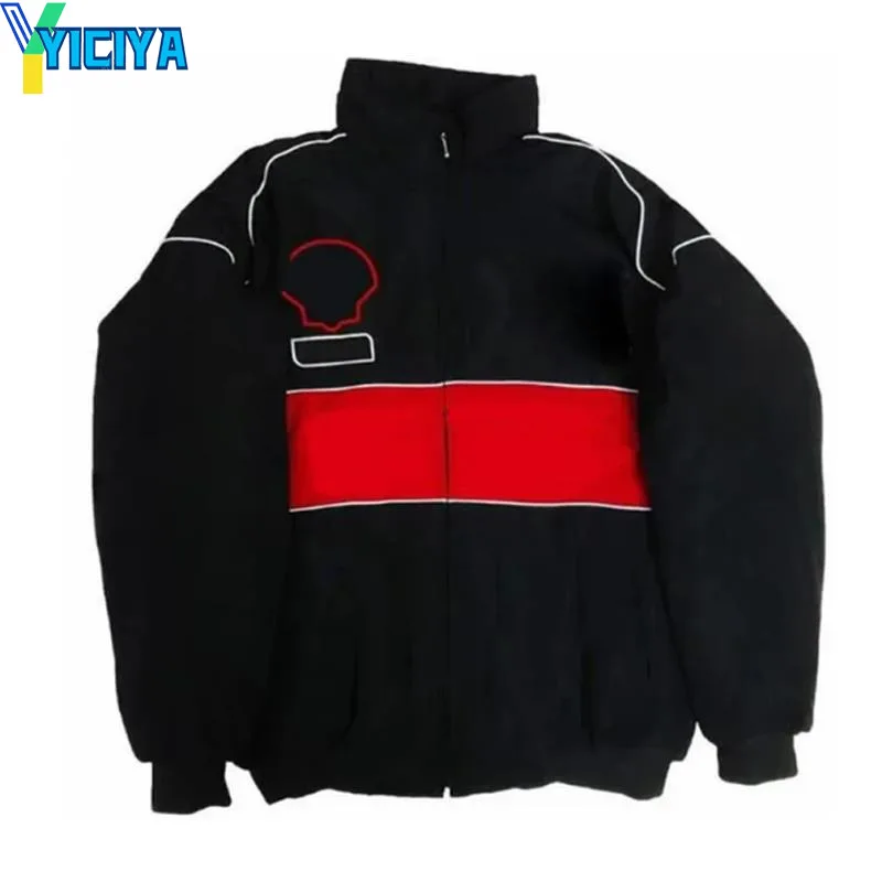 

YICIYA F1 Motorcycle racing jacket Dropship Embroidery Riding Thickening Jackets Locomotive Coats Cotton Women Clothes oversized