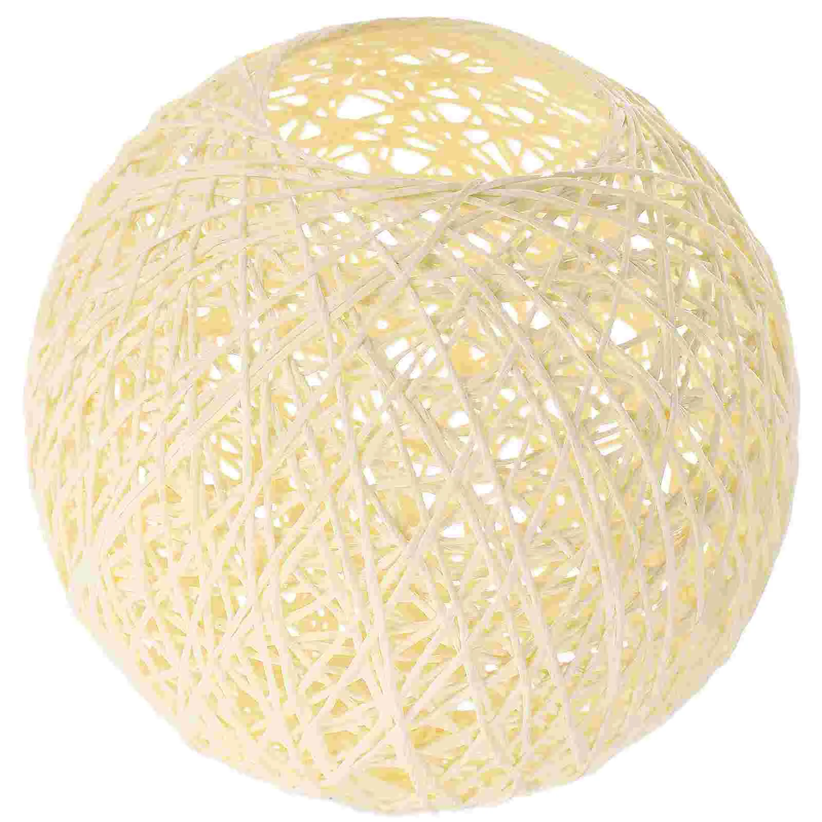 

Takraw Lampshade Light Shell Ceiling Table Cover Chic Fixture Vintage Decor